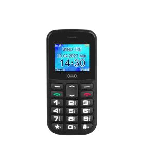 TELEFONO TREVI MAX 20 SENIOR PHONE BIG BUTTON FUNCION S.O.S. BLACK