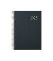 AGENDA 2025 SEGOVIA ESPIRAL DA PGINA 14 X 20 CM COLOR NEGRO DOHE 11128 - 25