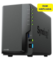 NAS Synology Diskstation DS224+/ 2 Bahas 3.5'- 2.5'/ 6GB DDR4/ Formato Torre