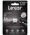 Lexar JumpDrive S47 Unidad Flash USB 128 GB USB Tipo A 3.2 Gen 1 (3.1 Gen 1) Negro