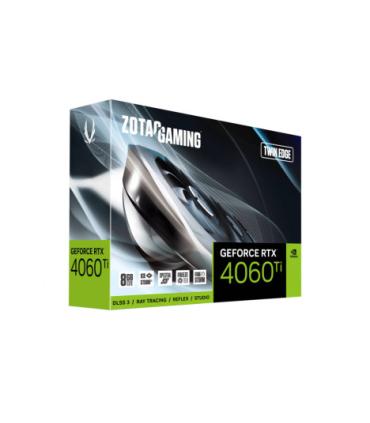 VGA ZOTAC RTX 4060 TI TWIN EDGE ,NV,RTX4060TI,GDDR6,8GB,128BIT,HDMI+3DP,2 VENTILADORES (ZT-D40610E-10M)