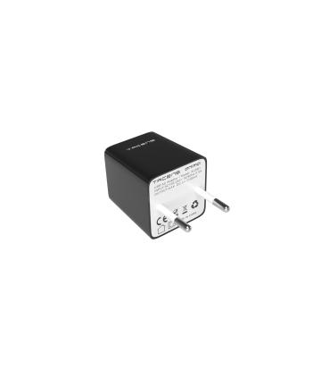 TACENS ANIMA AUSB1 USB CHARGER, 2x USB PORTS, 2.1A ULTRAFAST CHARGE, LIGHWEIGT AND COMPACT SIZE DESIGN, EU CONNECTOR, BLACK WHIT