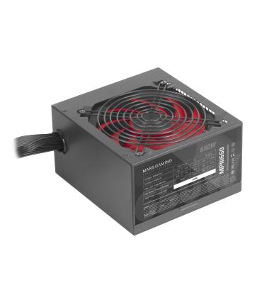 Fuente De Alimentacin Mars Gaming MPIII650  650W  Ventilador 12cm