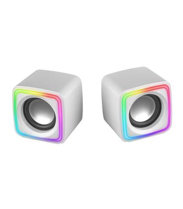 Altavoces Mars Gaming MSCUBE  8W  2.0  Blancos