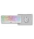 Teclado Y Raton (Pack) Juego Membrana Ratn Ptico MARS GAMING 4T MCP124WES USB Teclado Numrico Blanco