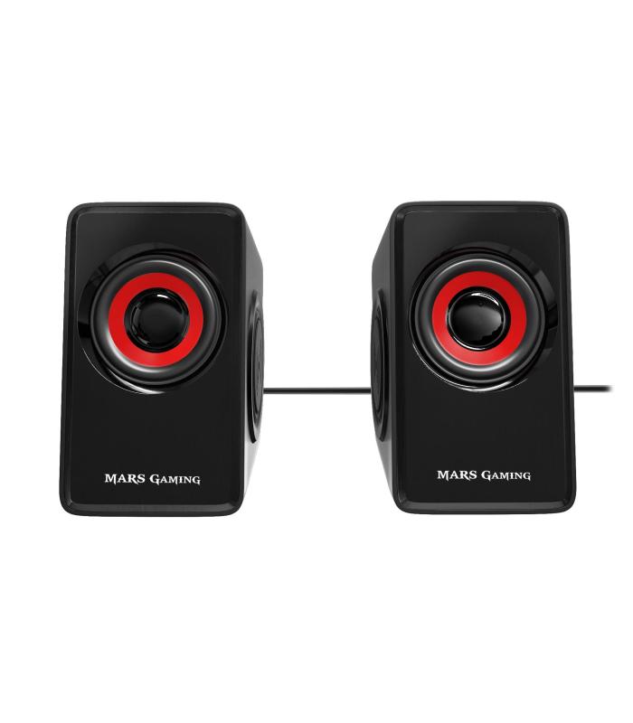 Altavoces Mars Gaming MS1  10W  2.0  Rojos