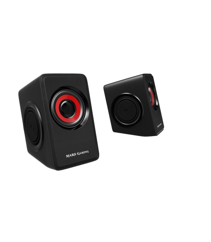 Altavoces Mars Gaming MS1  10W  2.0  Rojos