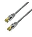 Cable De Red RJ45 S/FTP Aisens A146-0334/ Cat.7/ 1m/ Gris
