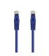 Nanocable - Cable Red Latiguillo Lszh Cat.6a Utp Awg24 Azul 25 Cm