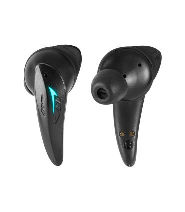 Auriculares Bluetooth Mars Gaming MHI-Ultra Con Estuche De Carga  Autonoma 7-8h  Negros