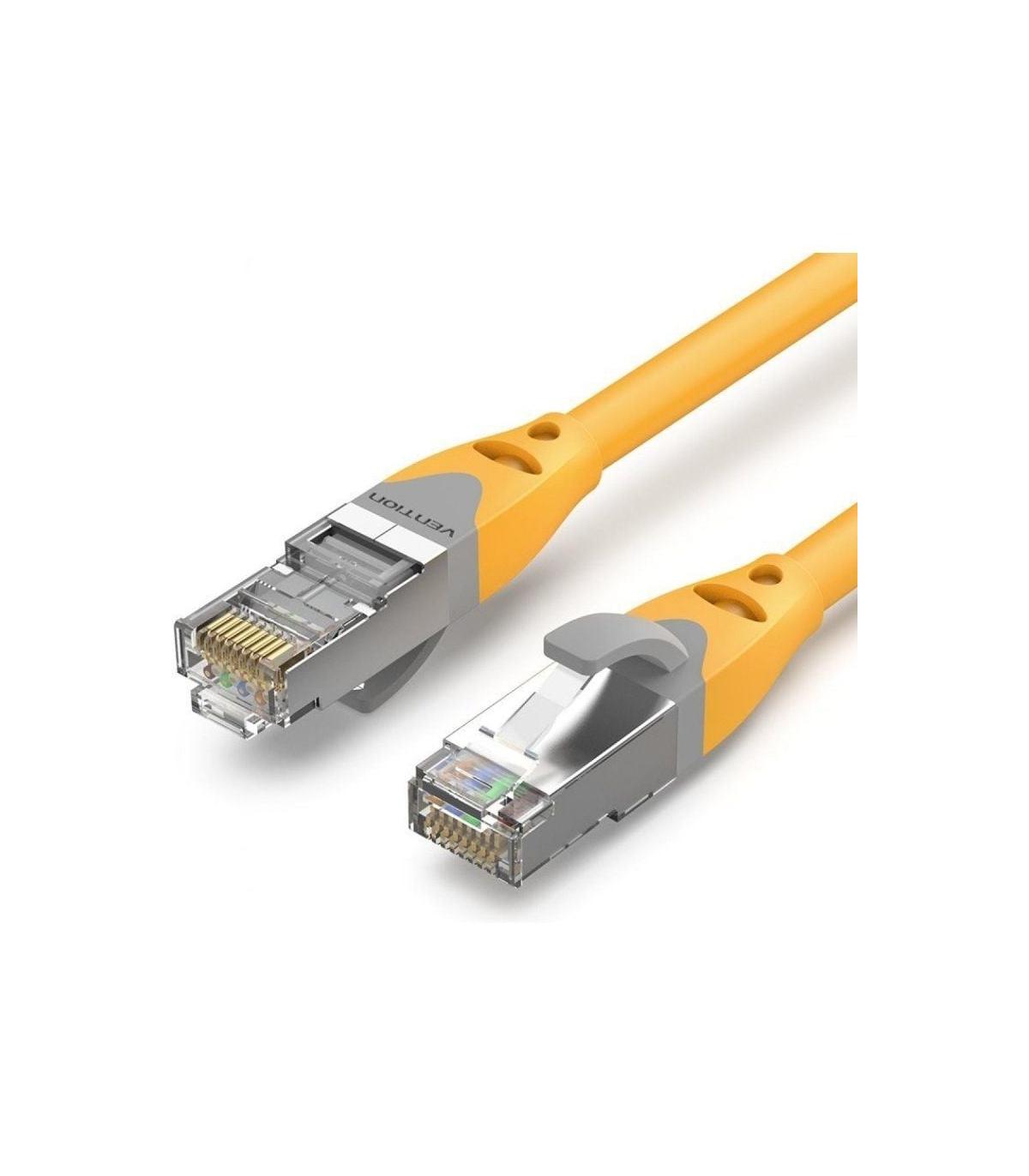Cable de Red RJ45 SFTP Vention IBHYJ Cat.6A/ 5m/ Amarillo