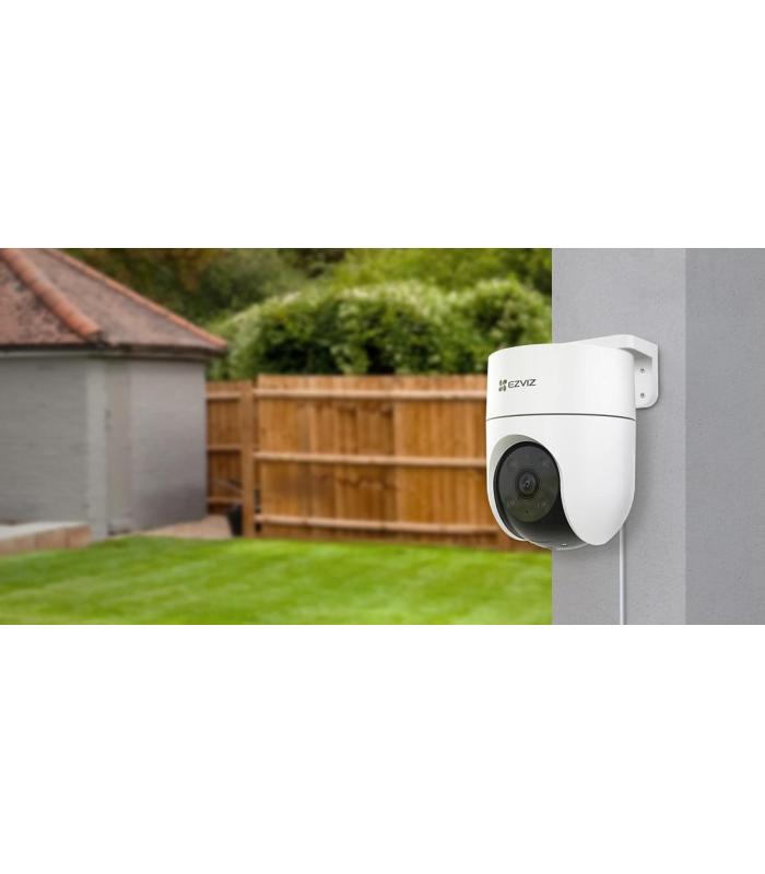 EZVIZ CAMARA VIGILANCIA H8C 4MP EXTERIOR VISION NOCTURNA COLOR 360 WIFI BLANCO
