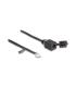 Delock Cable RJ11 macho a RJ11 hembra con tapa