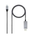 CABLE CONVERSOR USB-C/M A HDMI/M NEGRO 1.8 M NANOCABLE 10.15.5102