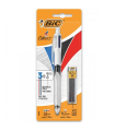 Bolgrafo De Tinta De Aceite Retrctil Bic 4 Colours 942103/ 1 Unidad/ 4 Colores De Tinta/ Cuerpo Color Blanco