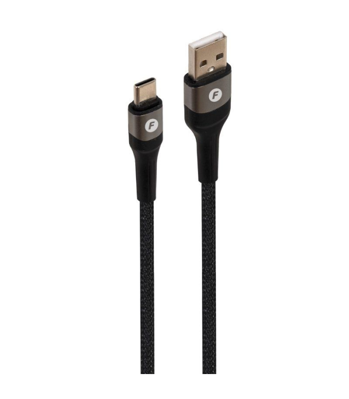 Cable USB 2.0 Tipo-C Fonestar USB-CA/ USB Tipo-C Macho - USB Macho/ 480Mbps/ 1m/ Negro