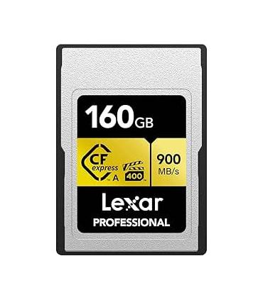 LEXAR 160GB PROFESSIONAL CFEXPRESS TYPE A CARD GOLD SERIE, UP TO 900MB/S READ 800MB/S WRITE. VPG 400