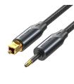 Cable De Audio De Fibra Ptica Vention BKCBF/ 1m/ Negro