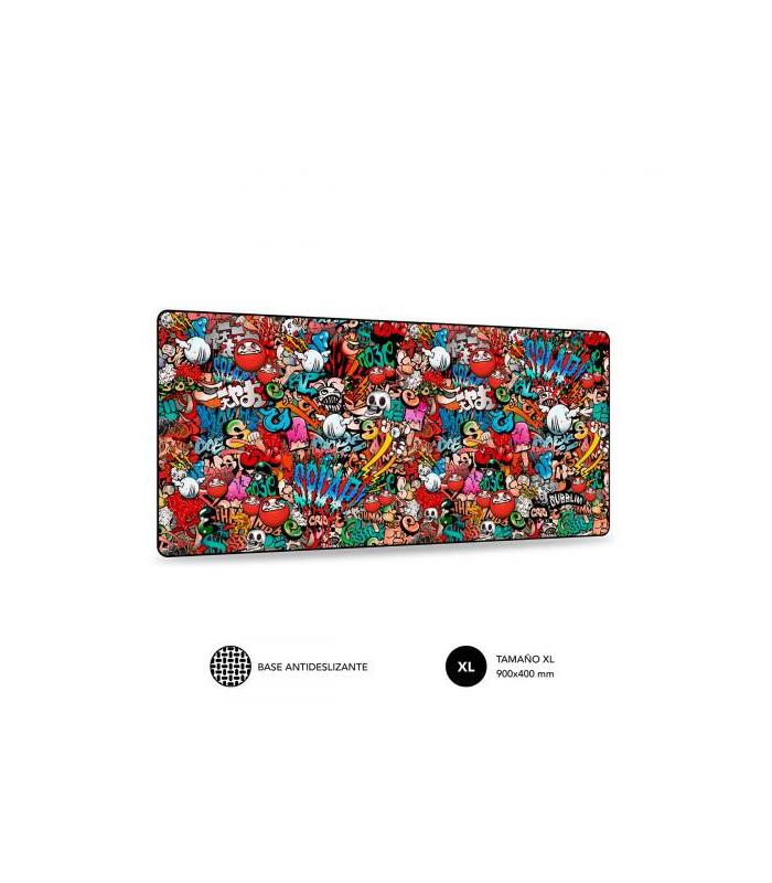SUBBLIM Alfombrilla Ratn Graffiti XL Mouse Pad
