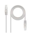 Nanocable - Cable De Red Latiguillo UTP CAT.5e De 0,25m - Color GRIS