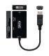 Cable Conversor Nanocable 10.16.3301-BK  Displayport Macho - VGA Hembra  DVI Hembra  HDMI Hembra