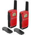 MOTOROLA T42 Walkie Talkie 4Km 16CH Rojo Duo