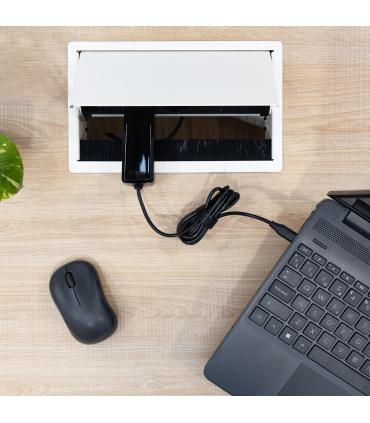 Cargador De Porttil TooQ TQLC-USBCGAN100PD-C USB Tipo-C  45W  Automtico  Voltaje 5-20V  1x USB Tipo-C