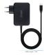 Cargador De Porttil TooQ TQLC-USBCGAN100PD USB Tipo-C  100W  Automtico  Voltaje 5-20V  1x USB Tipo-C
