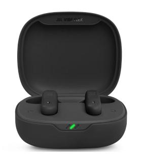 Auriculares Bluetooth JBL Vibe Flex con estuche de carga/ Autonoma 8h/ Negro