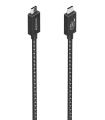Cable USB 4.0 Tipo-C Aisens A156-0868/ USB Tipo-C Macho - USB Tipo-C Macho/ Hasta 240W/ 40Gbps/ 1.5m/ Gris