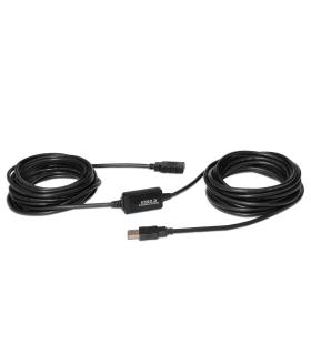 Cable Alargador USB 2.0 Aisens A101-0020  USB Macho - USB Hembra  Hasta 2.5W  60Mbps  15m  Negro