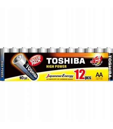 Pack de 20 Pilas AA Toshiba High Power LR6/ 1.5V/ Alcalinas