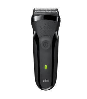 AFEITADORA MASCULINA BRAUN SERIES 3-300S CARGA RAPIDA 3 CABEZALES AUTONO. 30MIN