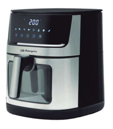 Freidora por Aire / Sin Aceite Orbegozo FDR 8020/ 2000W/ Capacidad 8L