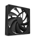 NZXT F140Q Carcasa del ordenador Ventilador 14 cm Negro 1 pieza(s)