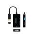 Cable DisplayPort Nanocable 10.16.3301-ALL  HDMI Hembra - DVI-D Hembra - VGA Hembra  20cm  Negro