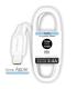 Cable USB 2.0 Lightning Tech One Tech TEC2902/ Lightning Macho - USB Macho/ 1m/ Blanco