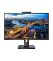 Monitor Profesional Philips 242B1H 23.8'/ Full HD/ Webcam/ Multimedia/ Regulable En Altura/ Negro
