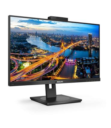 Monitor Profesional Philips 242B1H 23.8'  Full HD  Webcam  Multimedia  Regulable En Altura  Negro