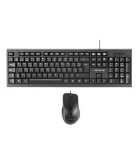 ANIMA ACP0 2IN1 COMBO PACK, 1200 DPI HUANO MECHANICAL SWITCHES MOUSE, MEMBRANE KEYBOARD, ECOLOGIC DESIGN, USB, SPANISH LAYOUT