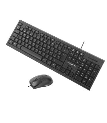 ANIMA ACP0 2IN1 COMBO PACK, 1200 DPI HUANO MECHANICAL SWITCHES MOUSE, MEMBRANE KEYBOARD, ECOLOGIC DESIGN, USB, SPANISH LAYOUT