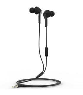 Auriculares Intrauditivos Muvit For Change MCHPH0004/ con Micrfono/ Jack 3.5/ Negros