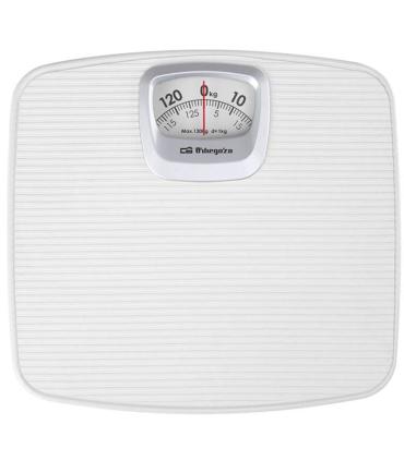 Bscula de Bao Orbegozo PB 2011/ Hasta 130kg/ Blanca