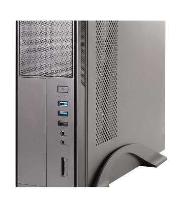 Caja Sobremesa MicroATX Slim Unyka UK-2010 - FA SFX 300W 85% Eficiencia - USB 3.0 X2 , USB 2.0 X1 Audio, Micrfono Y Lector De Ta