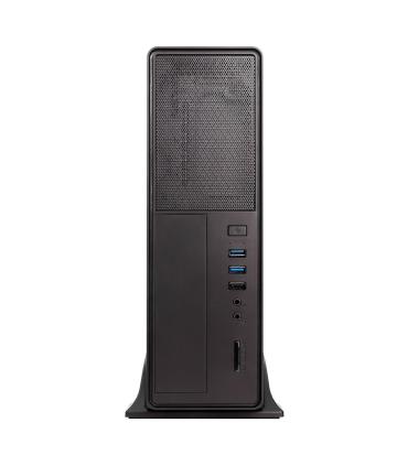 Caja Sobremesa MicroATX Slim Unyka UK-2010 - FA SFX 300W 85% Eficiencia - USB 3.0 X2 , USB 2.0 X1 Audio, Micrfono Y Lector De Ta