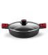 Cacerola Bra Premiere A410524/ 24cm/ Aluminio fundido/ Apta para Induccin