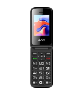 Telfono Mvil Qubo X-247 4G para Personas Mayores/ Negro y Azul