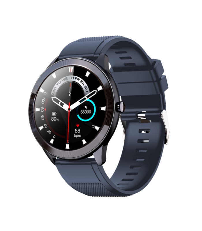 SMARTWATCH LEOTEC 1,28\" MULTISPORT WAVE AZUL PANTALLA REDONDA