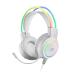 Auriculares Gaming Con Micrfono Mars Gaming MHRGB  Jack 3.5  Blancos