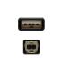 NANOCABLE  CABLE USB 2.0 IMPRESORA HQ CON FERRITA, TIPO A M-B M, NEGRO, 2.0 M (10.01.1202)